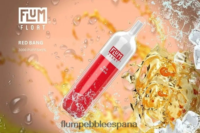 FLUM FLOAT 3000 bocanadas explosión roja 4T66NJ67 FLUM PEBBLE vape flavors