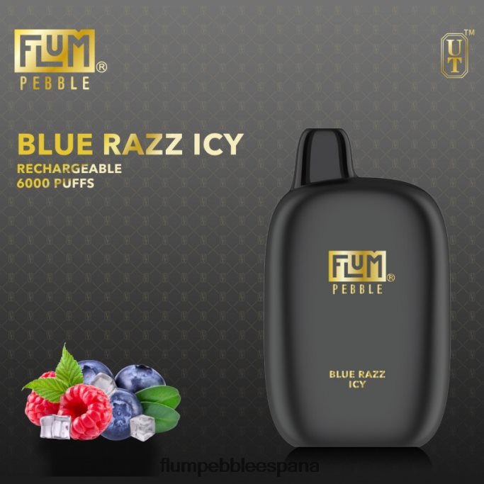 FLUM PEBBLES 6000 bocanadas Razz azul helado 4T66NJ14 FLUM PEBBLE precio