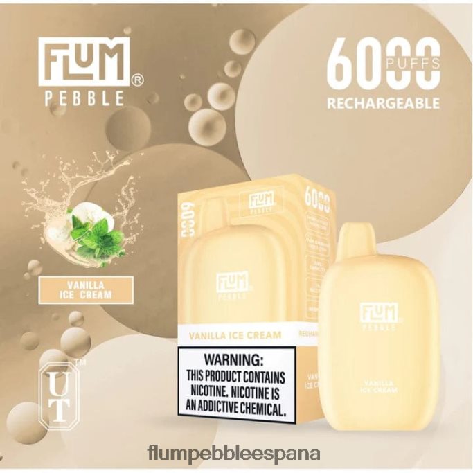 FLUM PEBBLES 6000 bocanadas helado de vainilla 4T66NJ84 FLUM PEBBLE precio