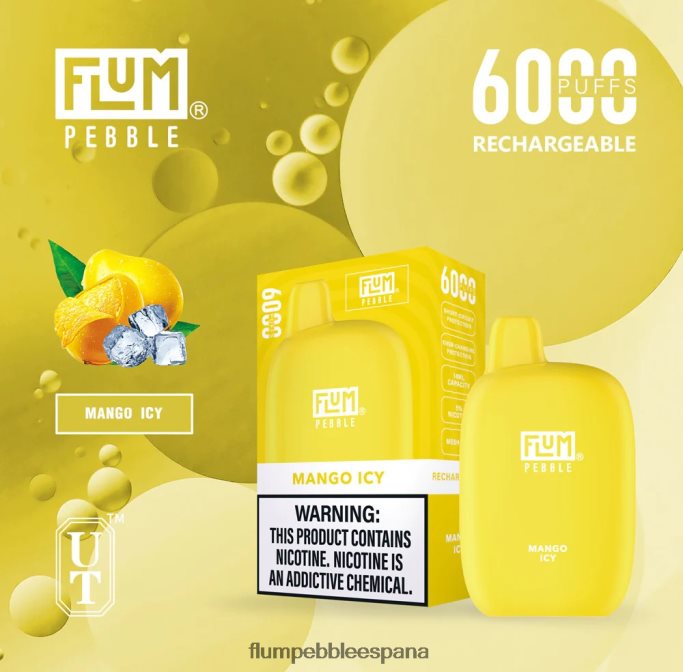 FLUM PEBBLES 6000 bocanadas mango helado 4T66NJ53 FLUM PEBBLE vape españa