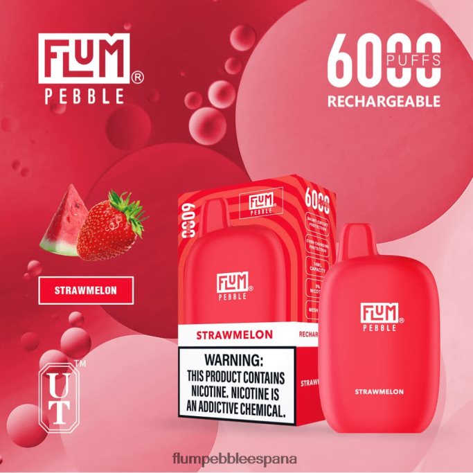 FLUM PEBBLES 6000 bocanadas melón de paja 4T66NJ76 FLUM PEBBLE vape near me