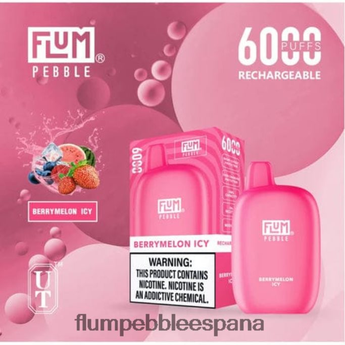 FLUM PEBBLES 6000 bocanadas melón helado 4T66NJ7 FLUM PEBBLE vape flavors